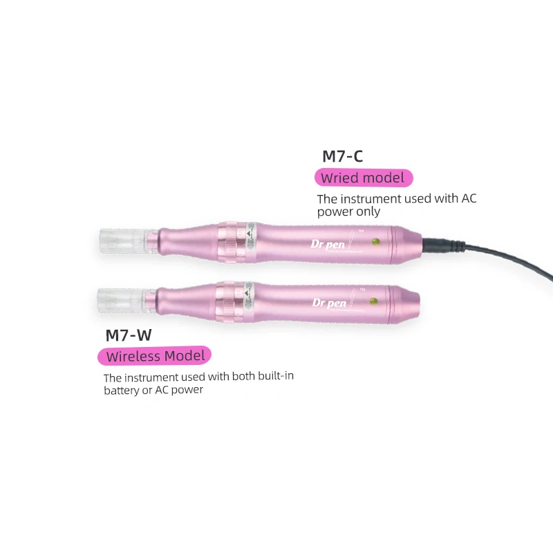 Derma Pen Dr. Pluma M7 Micro aguja inalámbrica/con cable tatuaje PMU dispositivo de belleza Derma sello cara cuidado de la piel ULTIMA-M7 microagujas