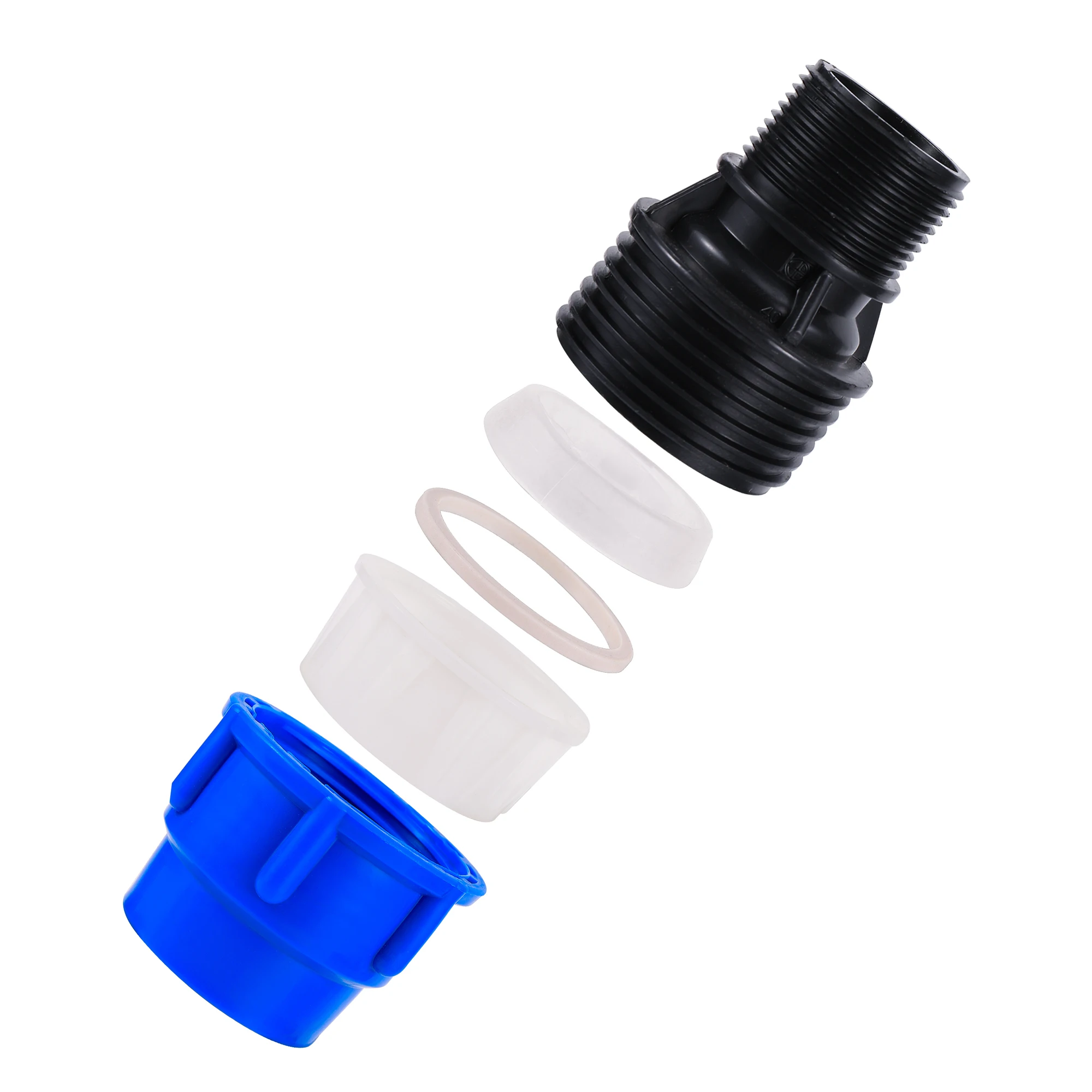 Adaptador de tubo de PVC PE 1/2 "3/4" 1 "1,2" 1,5 "macho a 20/25/32/40/50mm reductor adaptador de tubería de riego de jardín