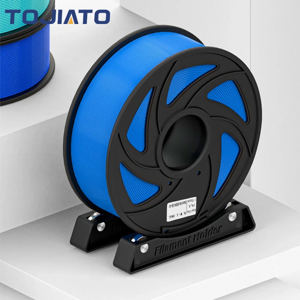 Soporte de carrete de filamento de 1KG, diseño de rodamiento, estantes consumibles, suministros, asiento fijo para filamento de impresora 3D, soporte PLA/PETG/ABS