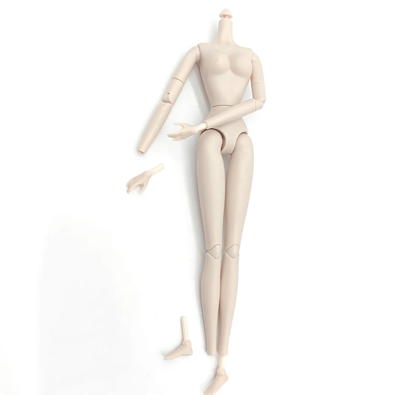 1/6 30cm piel blanca cuerpo de muñeca articulado móvil cuerpo de muñeca articulado alto desnudo modelo de figura de muñeca