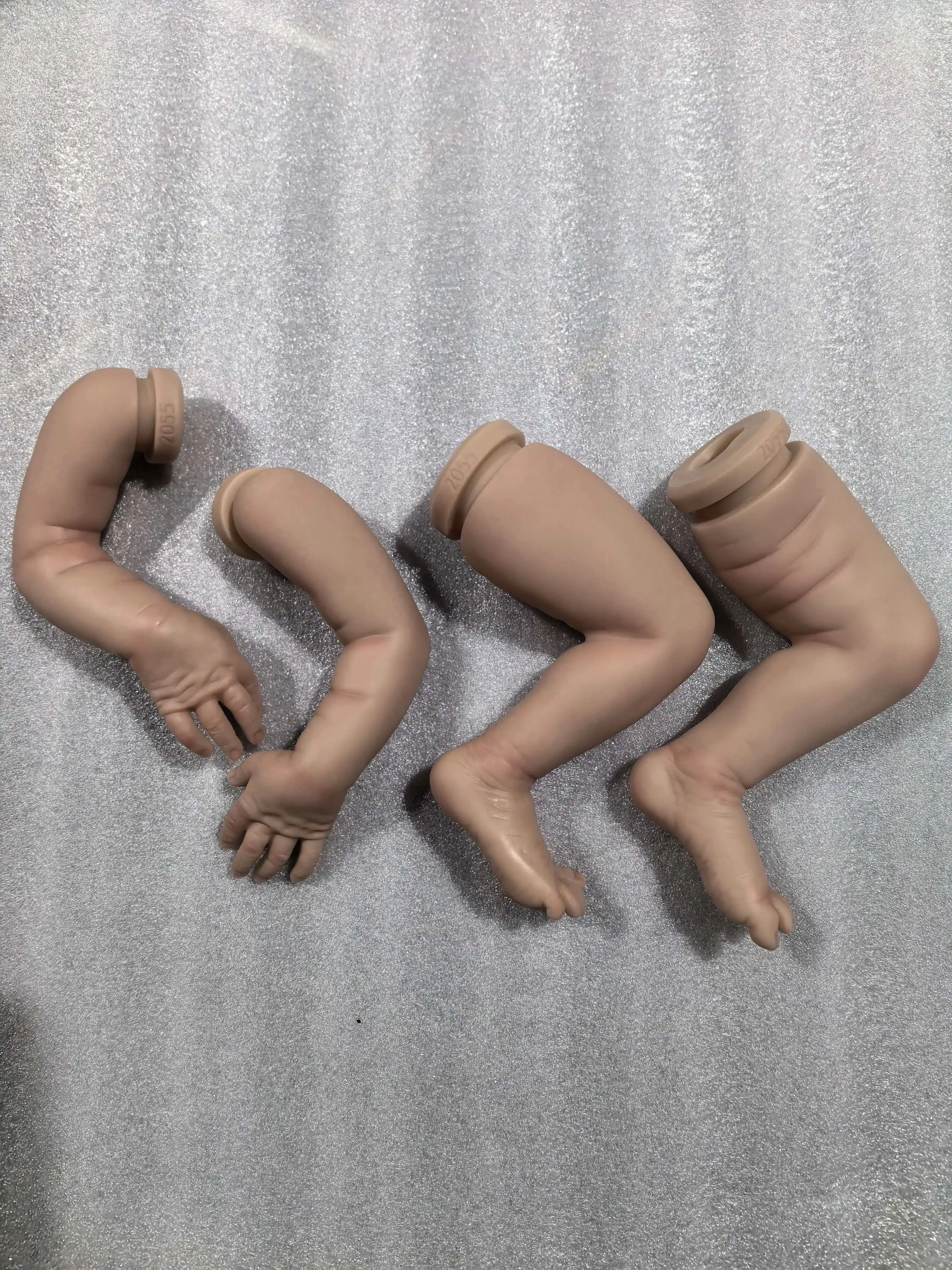NPK 18 pulgadas ya pintado Dormir Bebe Deliah Kits de muñecas muñeca Reborn sin montar DIY Kit de muñeca Reborn regalo para niños