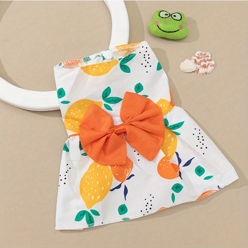 Vestido para mascotas, traje floral suave y sin mangas para gatos y perros, perfecto para uso diario y ocasiones especiales, faldas para perros