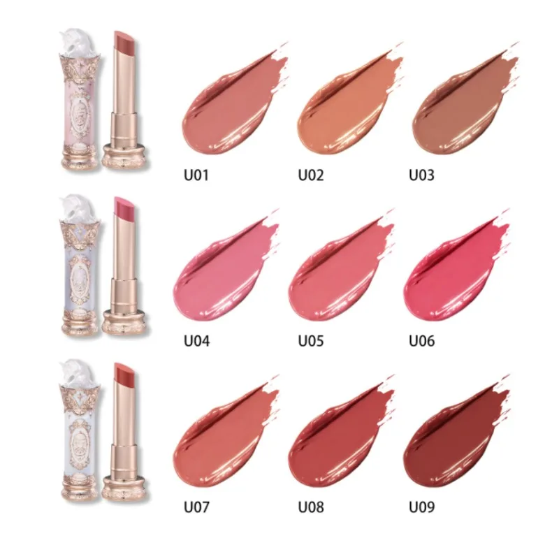 Set de Regalo de Maquillaje Flower Knows Knight Unicorn, Lápiz Labial, Rubor, Polvo Fijador Cloud, Sombra de Ojos Starlight, Kit de Cosméticos en Caja de Regalo