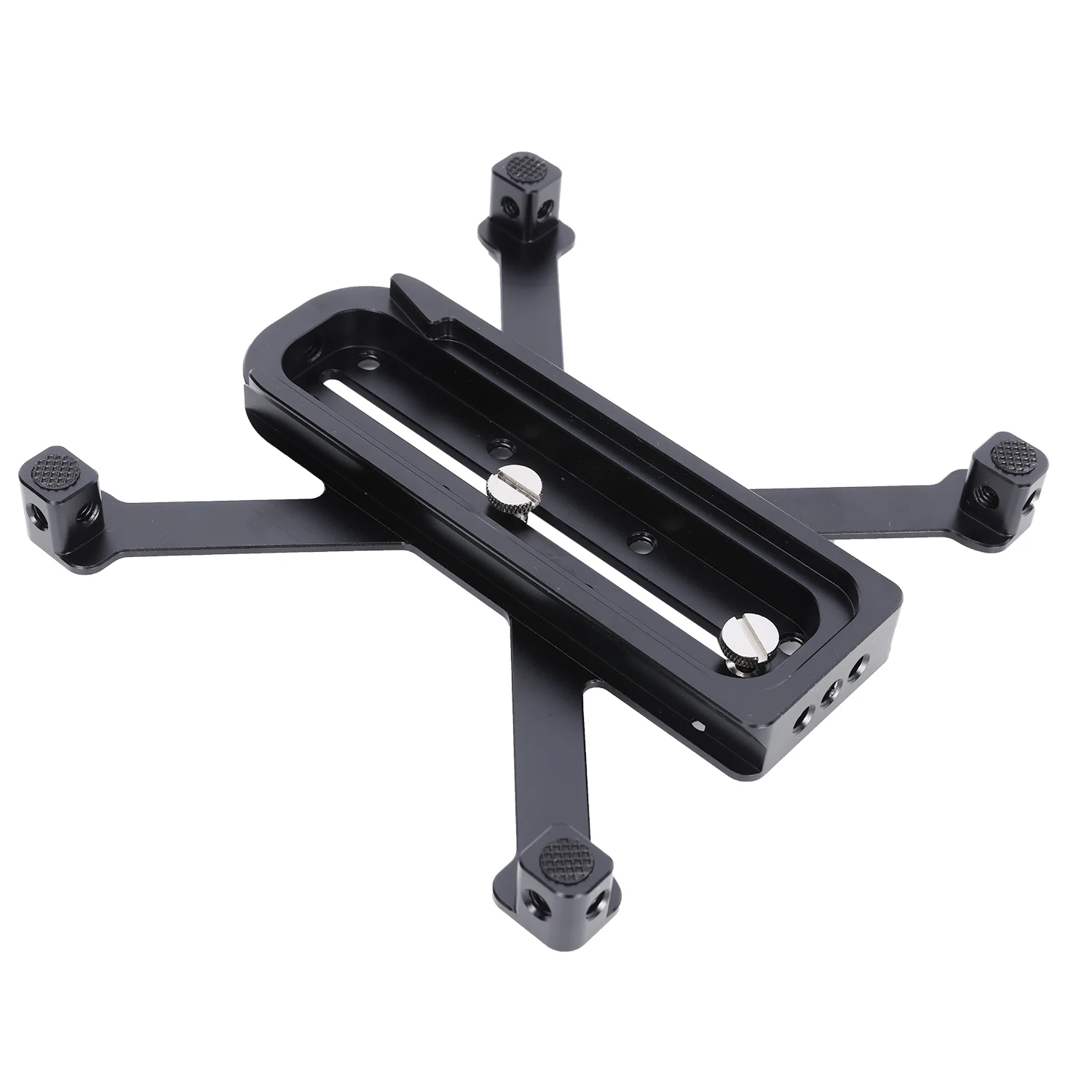 Niceyrig-placa base cuadricada Manfrotto, soporte para cámara DSLR, colocación horizontal, Compatible con trípodes Manfrotto