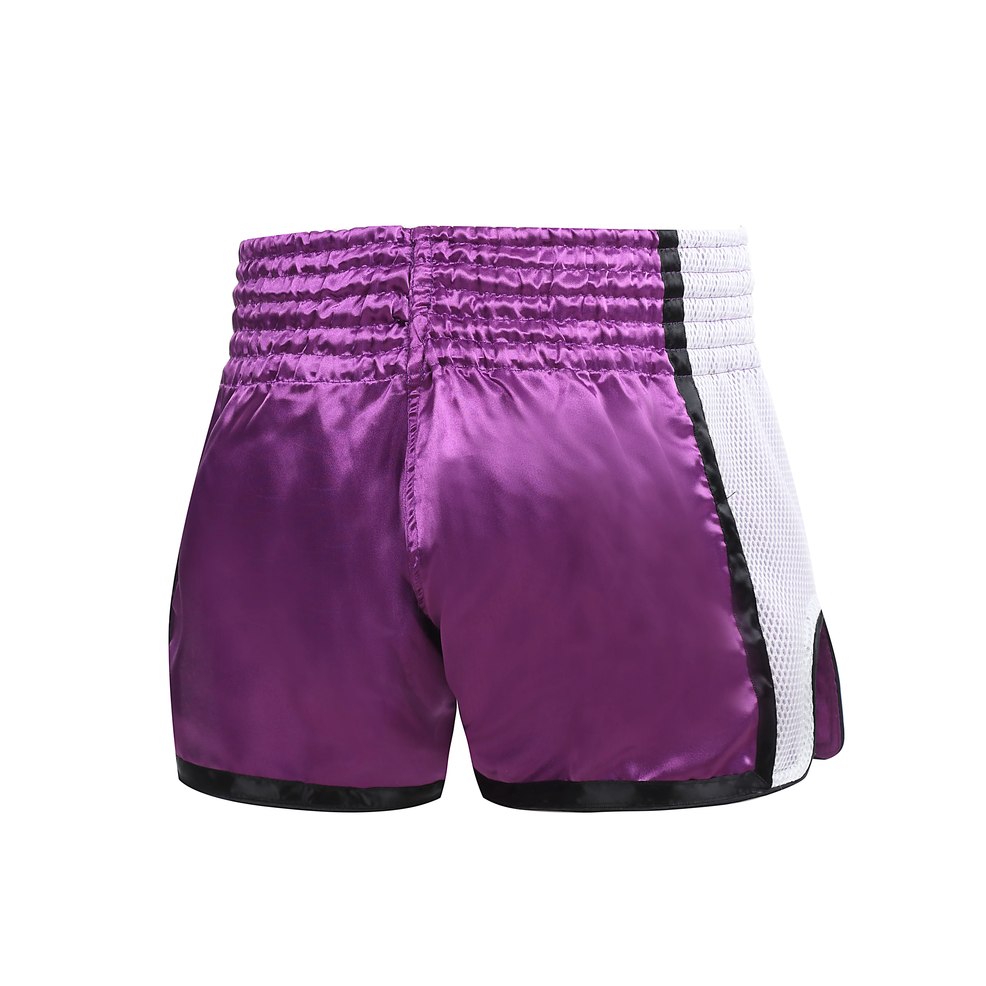 Pantalones cortos Muay Thai, pantalones cortos de boxeo transpirables para hombres, mujeres y niños, pantalones de lucha de corte lateral, pantalones de Kickboxing, ropa de entrenamiento de artes marciales de satén