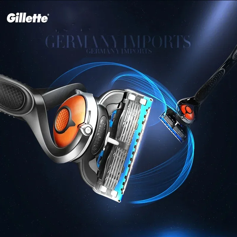 Afeitadora Gillette Fusion 5 Proglide, maquinilla de afeitar de seguridad Manual, mango FlexBall, recambios de cuchillas de 5 capas para afeitado de barba y cara de hombre