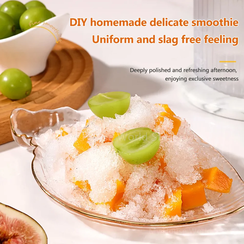 Máquina de hielo raspado, Mini trituradora de hielo manual, máquina para batidos de hielo afeitado, máquina de granizo pequeña portátil para el hogar, herramienta de cocina