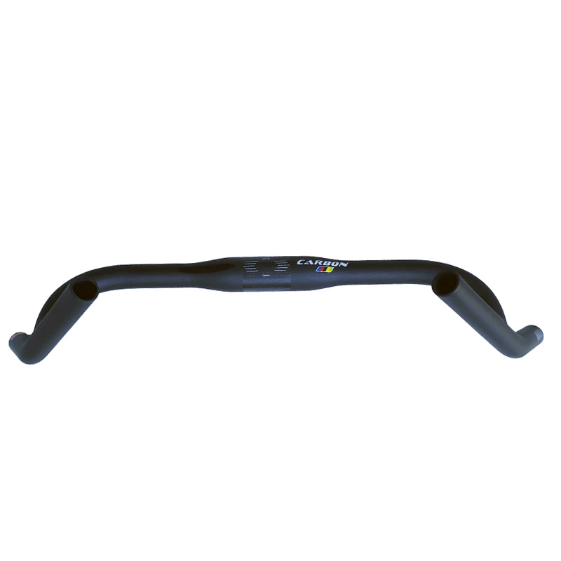 ZNIINO nuevo manillar de grava de carbono H barra de llamarada grande manillar de bicicleta de montaña de carretera cruzada bicicleta de viaje de fibra de carbono