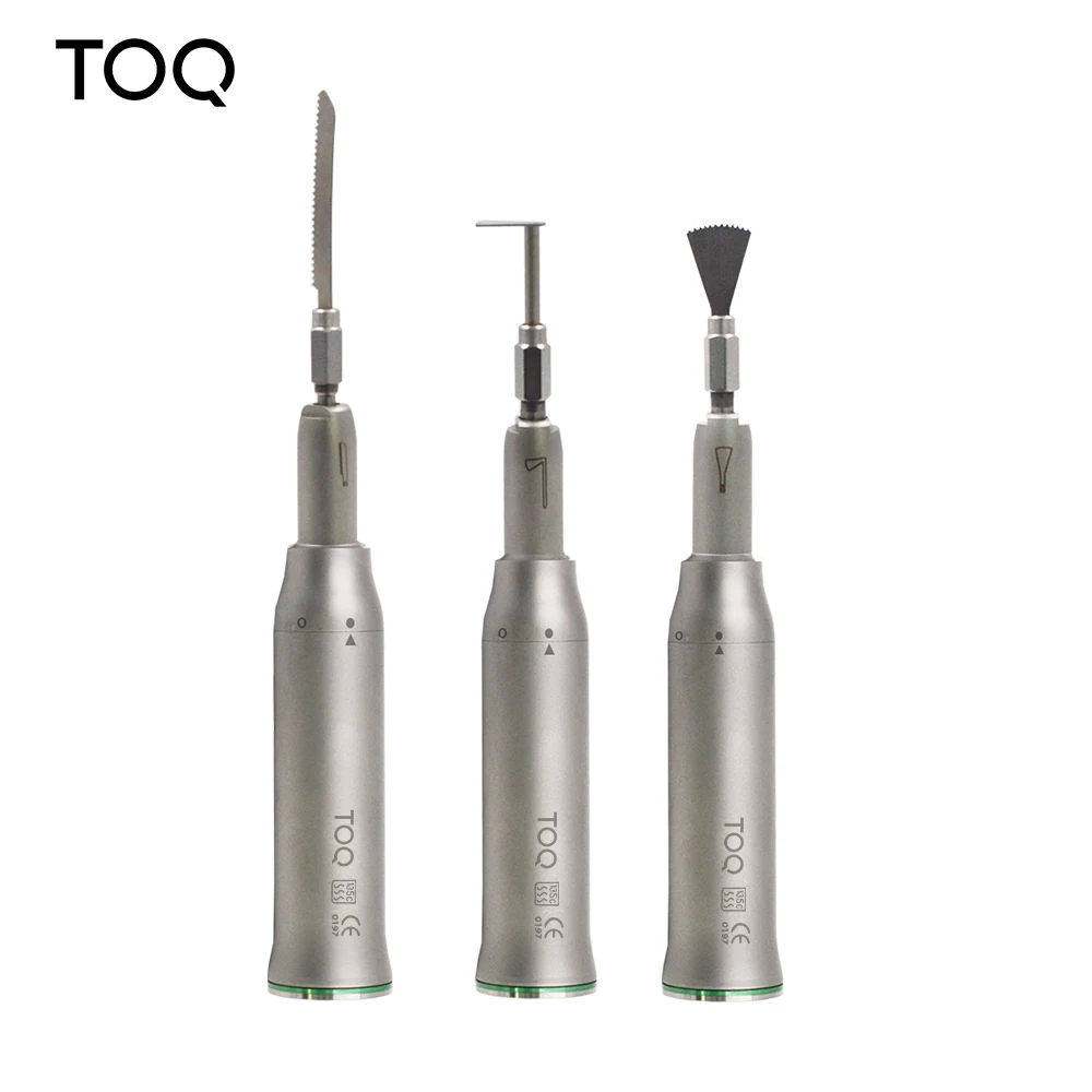 Kit de sierra recíproca dental para cirugía oral, acero inoxidable, cuchillas reemplazables, conducto de agua externo, compatible con motor tipo E