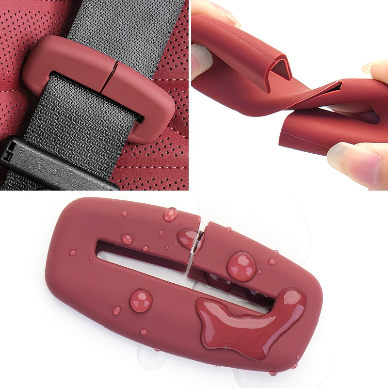 Protector de silicona para hebilla de cinturón de seguridad de coche, para BMW Serie 3, 5, X3, F10, G20, G30, F30, F48, F25, E46, E83, E90, G01, G05, G45, G32, G60