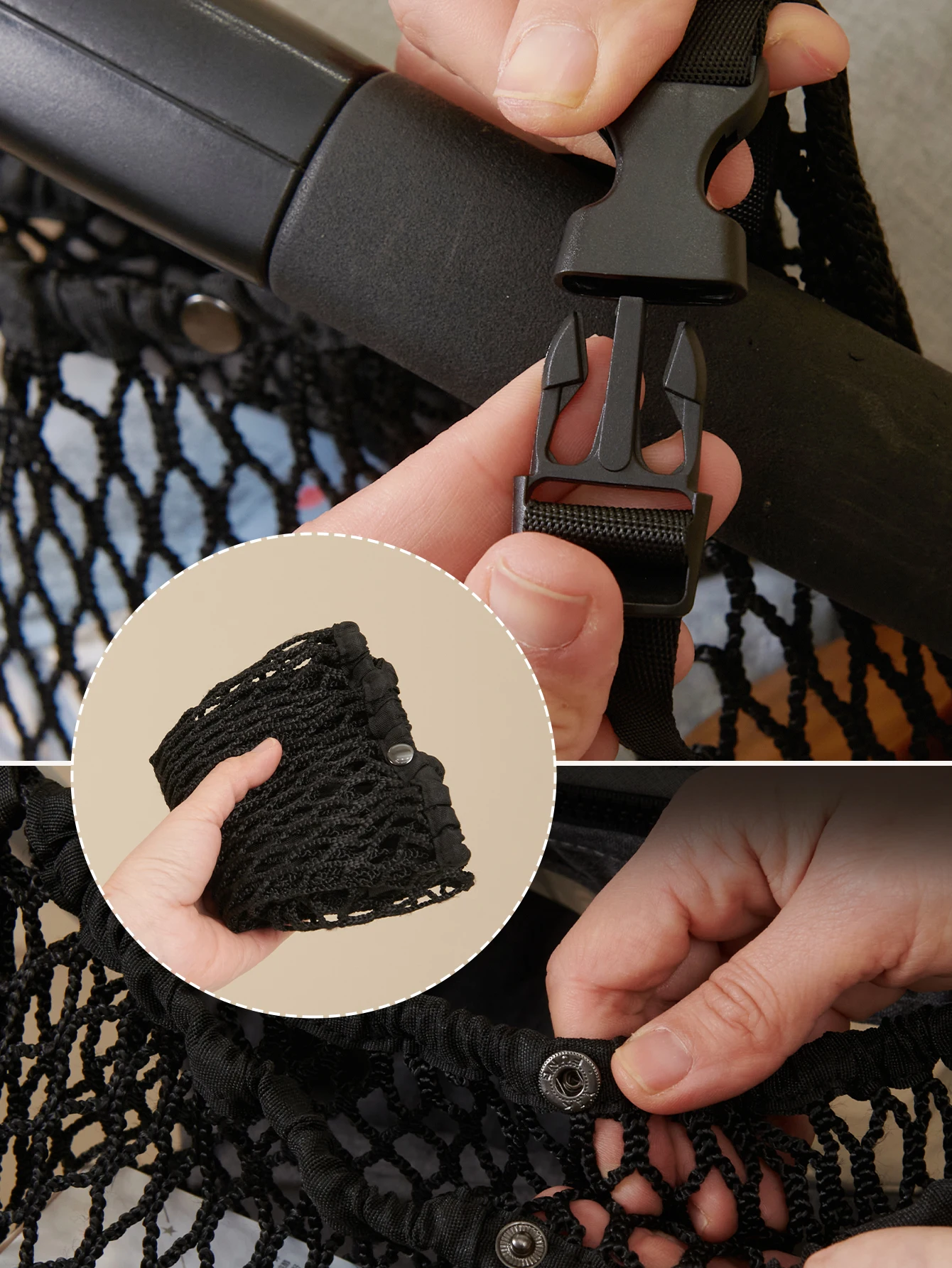 Sunveno-bolsa colgante para cochecito de bebé, duradera y resistente, plegable y ligera para un fácil almacenamiento