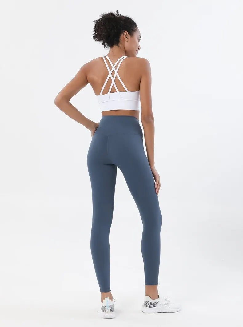 Sujetador deportivo de nailon para mujer, ropa interior transpirable, Sexy, para Yoga y gimnasio