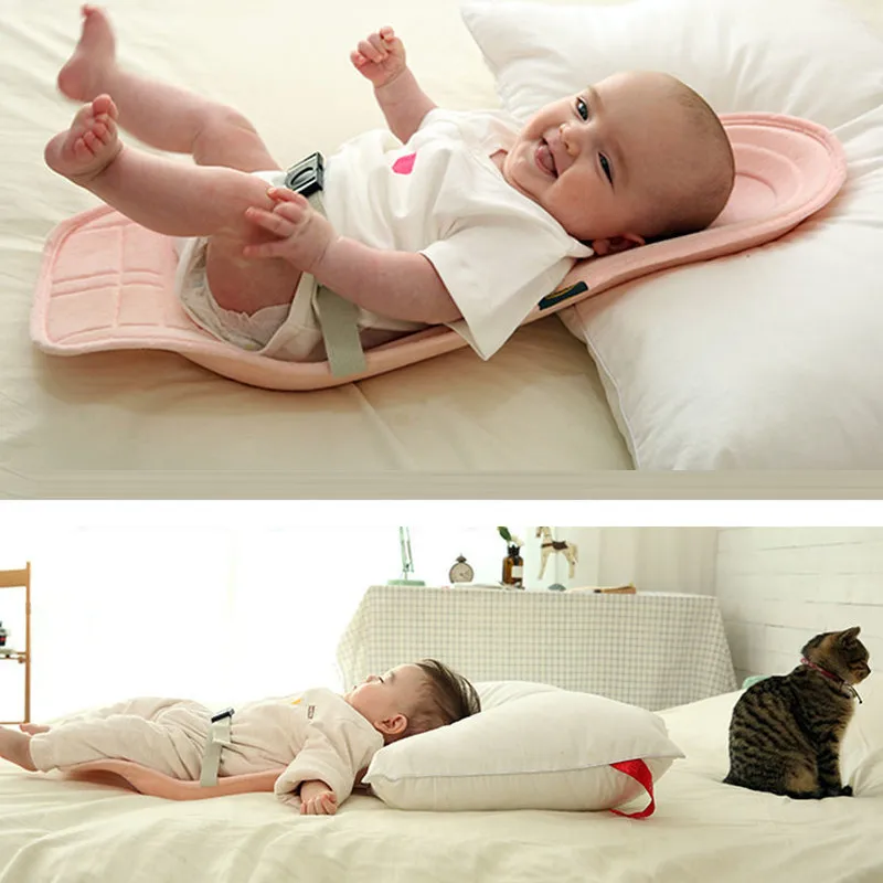 Almohada de lactancia para bebé, correa de soporte para abrazo frontal para recién nacido, cojín para dormir de lactancia con leche antiescupida