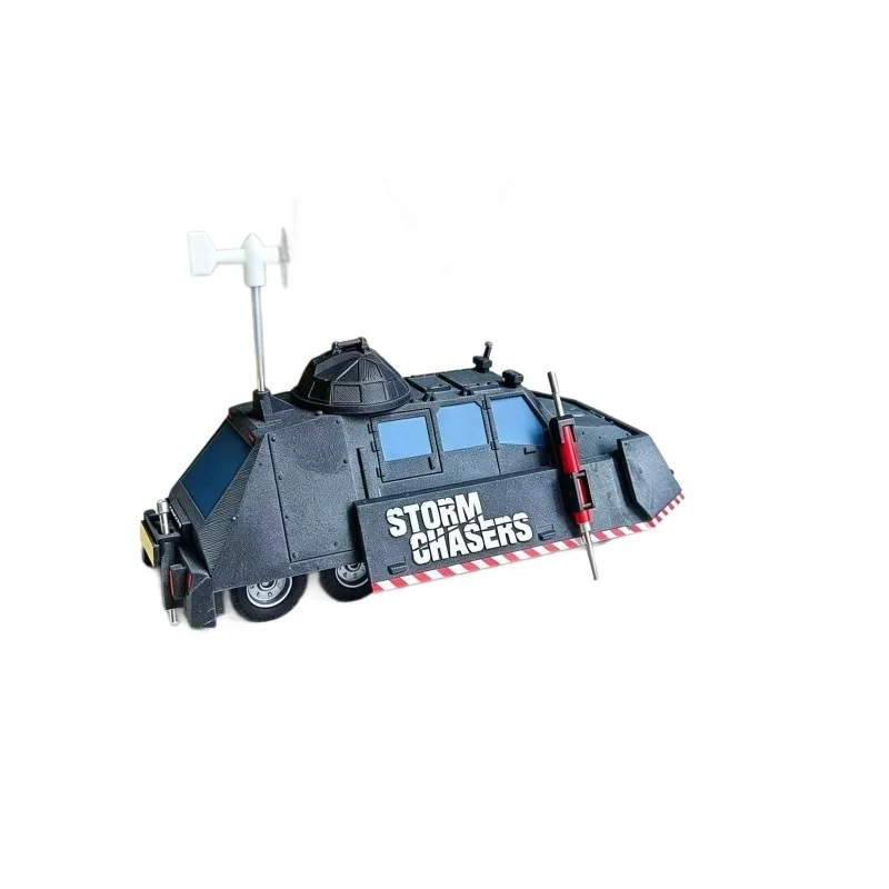 Modelo de Vehículo de Intercepción de Tornados Storm Chasers Tiv2 con Ruedas Móviles, Pintura a Color, Figura Coleccionable, Decoración de Escritorio