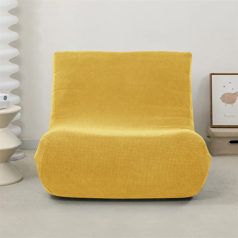 Funda de sofá elástica Jacquard sin brazos Para sala de estar, funda de sofá individual, todo incluido, Copri Divano Fundas Para Sillones