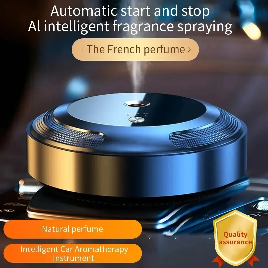 Ambientador inteligente para coche, difusor de fragancia, humidificador de niebla para coche, difusor de aceites esenciales, accesorios interiores de aromaterapia