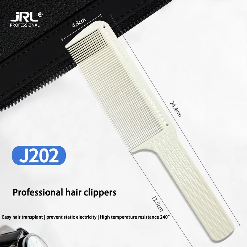 JRL Juego de peine de peluquería profesional de serie completa, peine de peluquería con diseño antideslizante, accesorios de herramientas de salón