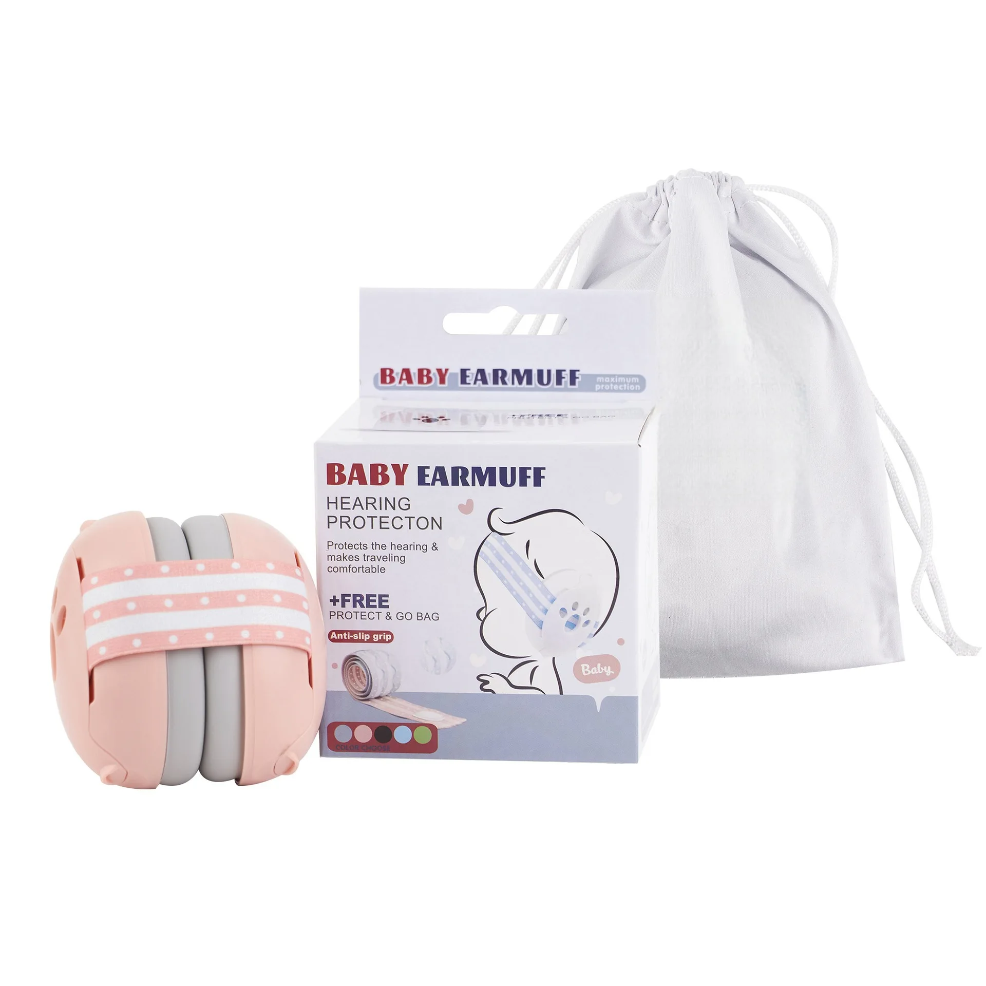 Protección auditiva para bebés y niños pequeños, orejeras con reducción de ruido, auriculares para bebés contra daños auditivos, mejoran el sueño