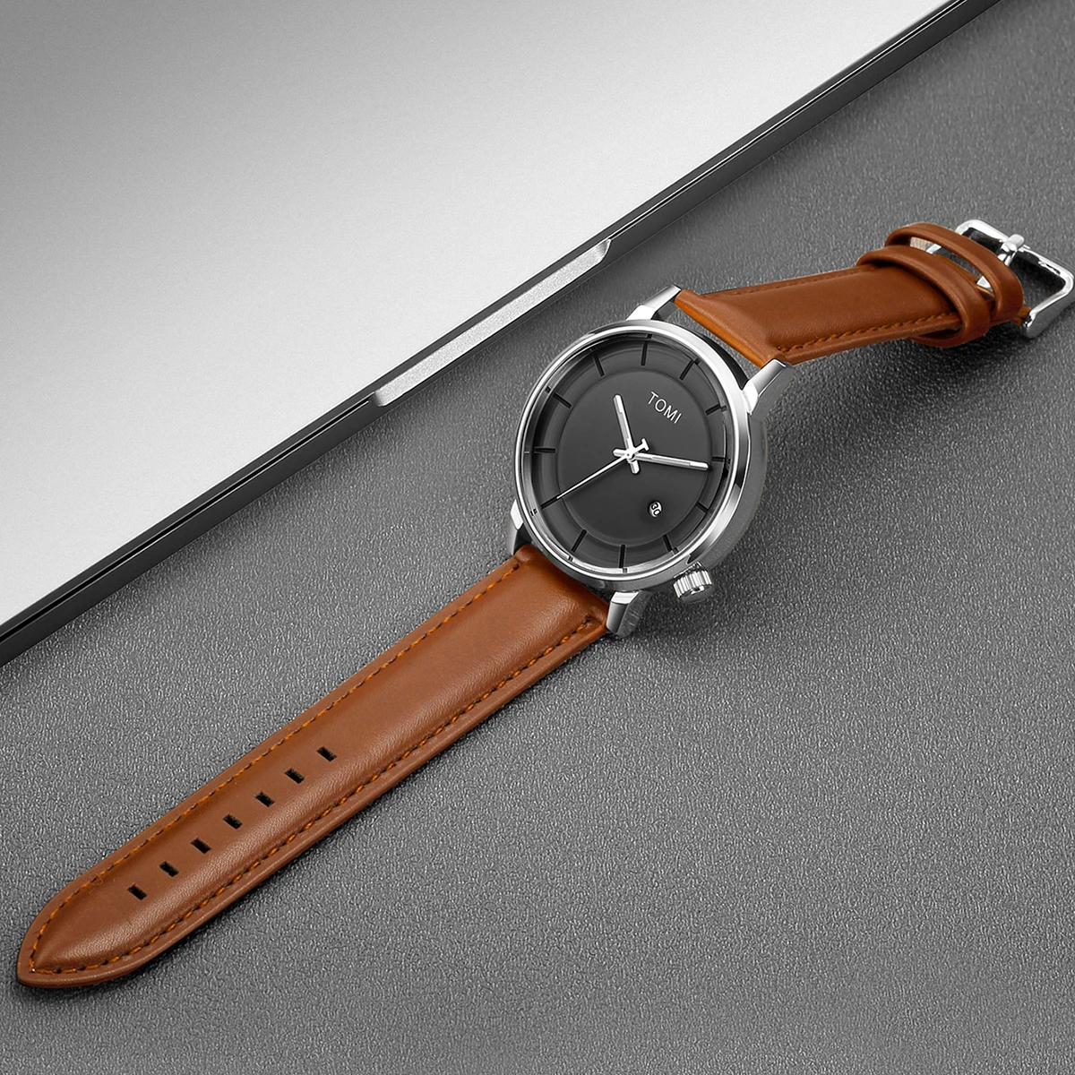 Reloj de lujo TOMI para hombre, reloj de cuarzo para hombre de negocios de marca Original a la moda