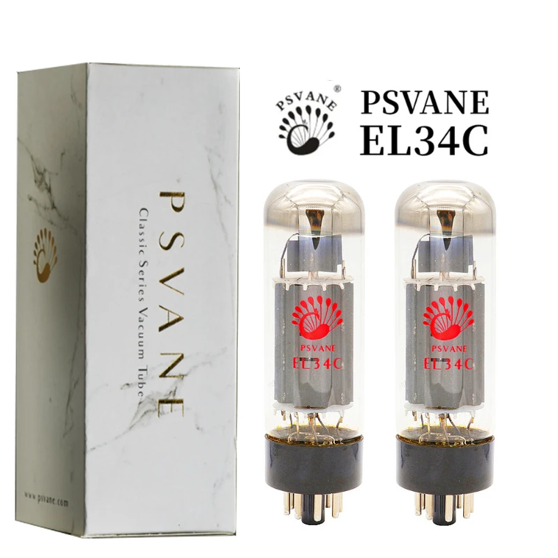 PSVANE EL34C tubos de Audio HIFI tubo de vacío reemplaza EL34 EL34B 5881 6L6G 6CA7 6P3P KT77 precisión de fábrica combinada y probada