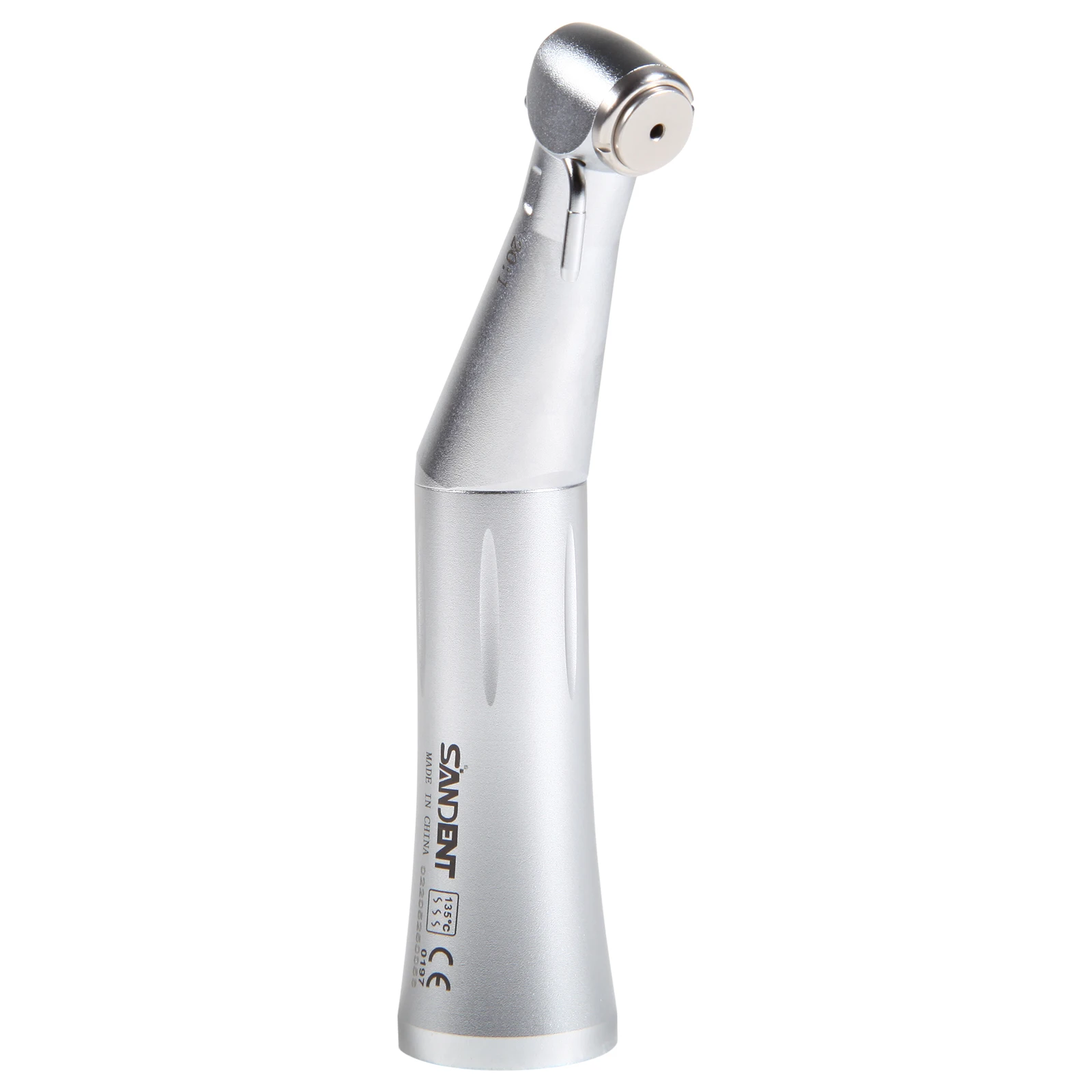 Pieza de mano dental contra-ángulo 20:1 de baja velocidad con botón pulsador, sistema de irrigación doble, compatible con N-S-K para implantes dentales