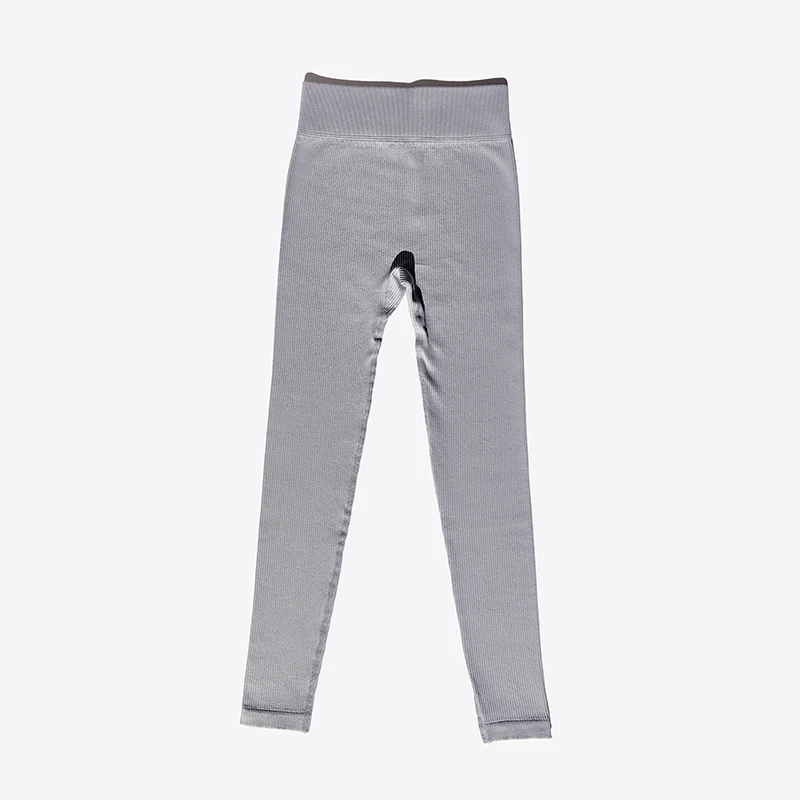 Nuevos pantalones de Yoga acanalados sin costuras, mallas deportivas de cintura alta para gimnasio, mallas deportivas para mujer, mallas para correr con Control de barriga