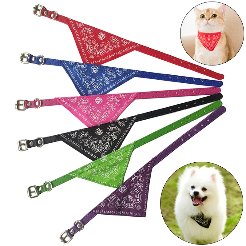 Pañuelo Triangular Económico para Perros y Gatos Pequeños y Medianos, Bandanas con Estampado Étnico para Mascotas, Yorkshire, Gotas, Productos de Aseo para Mascotas