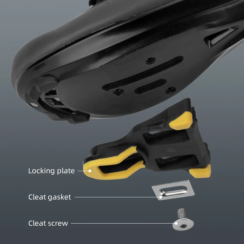 Pedal de bicicleta ROCKBROS SPD-SL, pedales autoblocantes para bicicleta de carretera, aleación de aluminio ultraligera, 2 piezas de bicicleta con rodamiento sellado