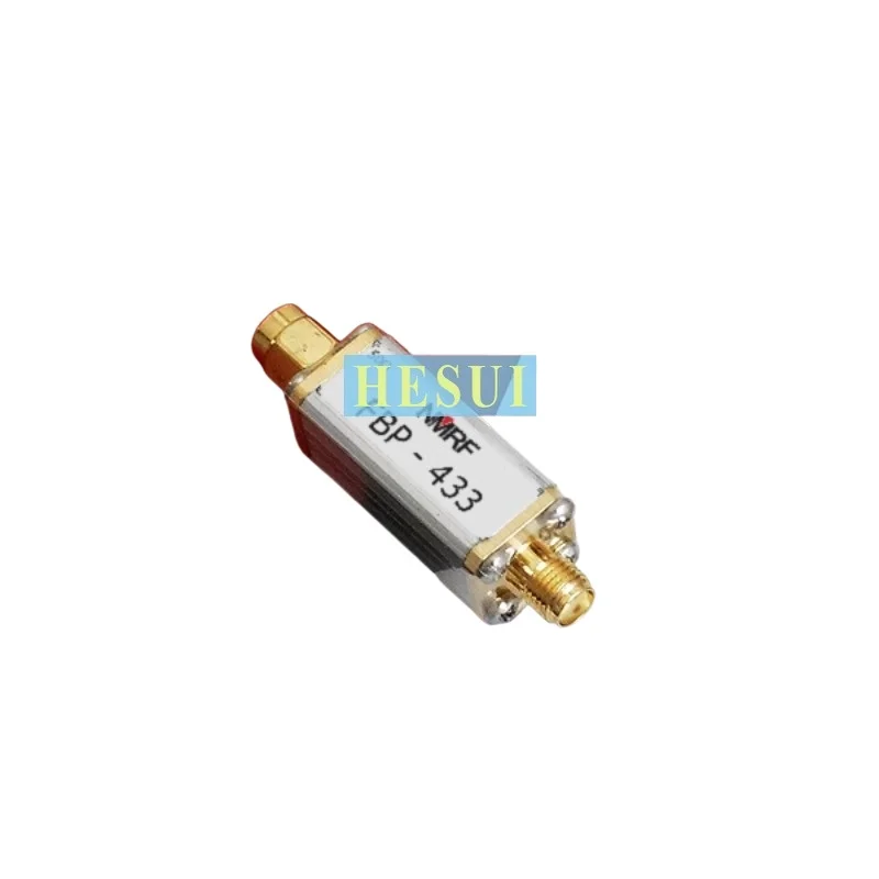 Módulo de filtro RF BPF de 400MHz-475MHz 433MHz, módulo de filtro de paso de banda de transmisión de imagen inalámbrica UAV para microondas, carcasa CNC Al