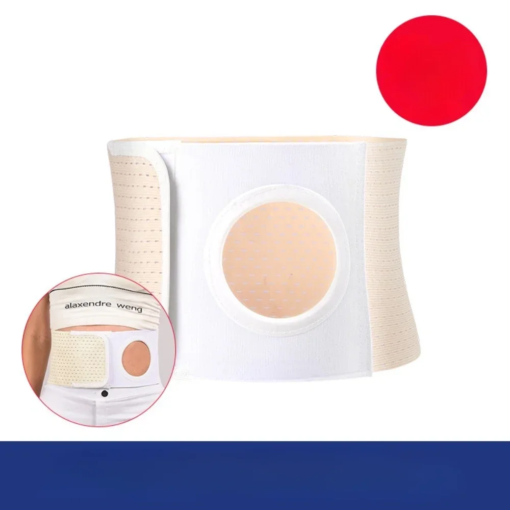 Cinturón Abdominal de ostomía transpirable, soporte médico para el cuidado de la salud, soporte de cintura, estoma Abdominal portátil, previene la Hernia Parastomal
