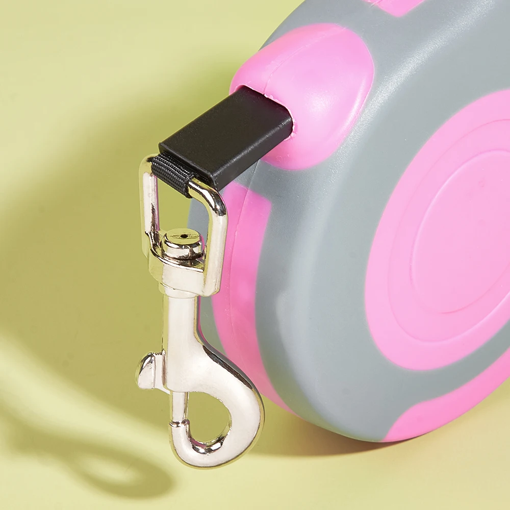 Correa para perro de 3m y 5m para perros pequeños y medianos, cuerda de nailon retráctil automática, extensión de plomo para gatos, suministros para caminar y correr para mascotas