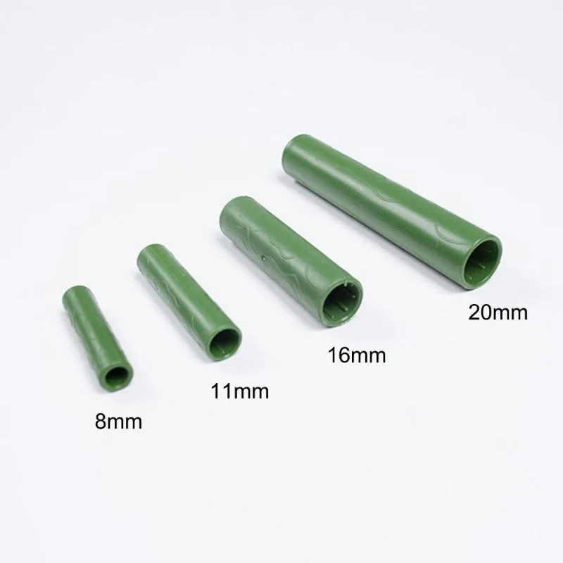 Soporte para plantas de jardinería, tubo de conexión, enredaderas, planta trepadora, estacas de 8/11/16/20mm, conector de palo de injerto, herramienta de jardín, 10 Uds.
