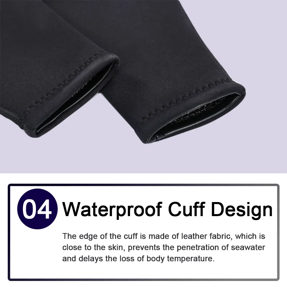 Traje de buceo de neopreno de 1,5mm para hombre, traje de neopreno completo de una pieza con cremallera trasera, traje de baño de manga larga a prueba de frío, deportes de Surf en Kayak