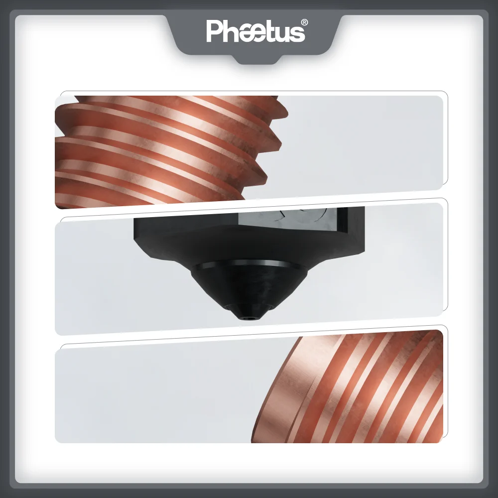 Boquilla de Carburo de Silicio Phaetus V6, Duradera, Reduce la Adherencia, para Accesorios de Impresora 3D, Boquillas M6 Prusa Voron VzBoT Hotend