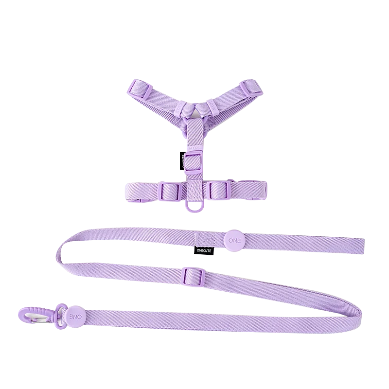 Arnés para perros ajustable, conjunto de correa, Color macarrón, accesorios reflectantes para perros pequeños, suministros para cachorros y gatos, paseos para mascotas
