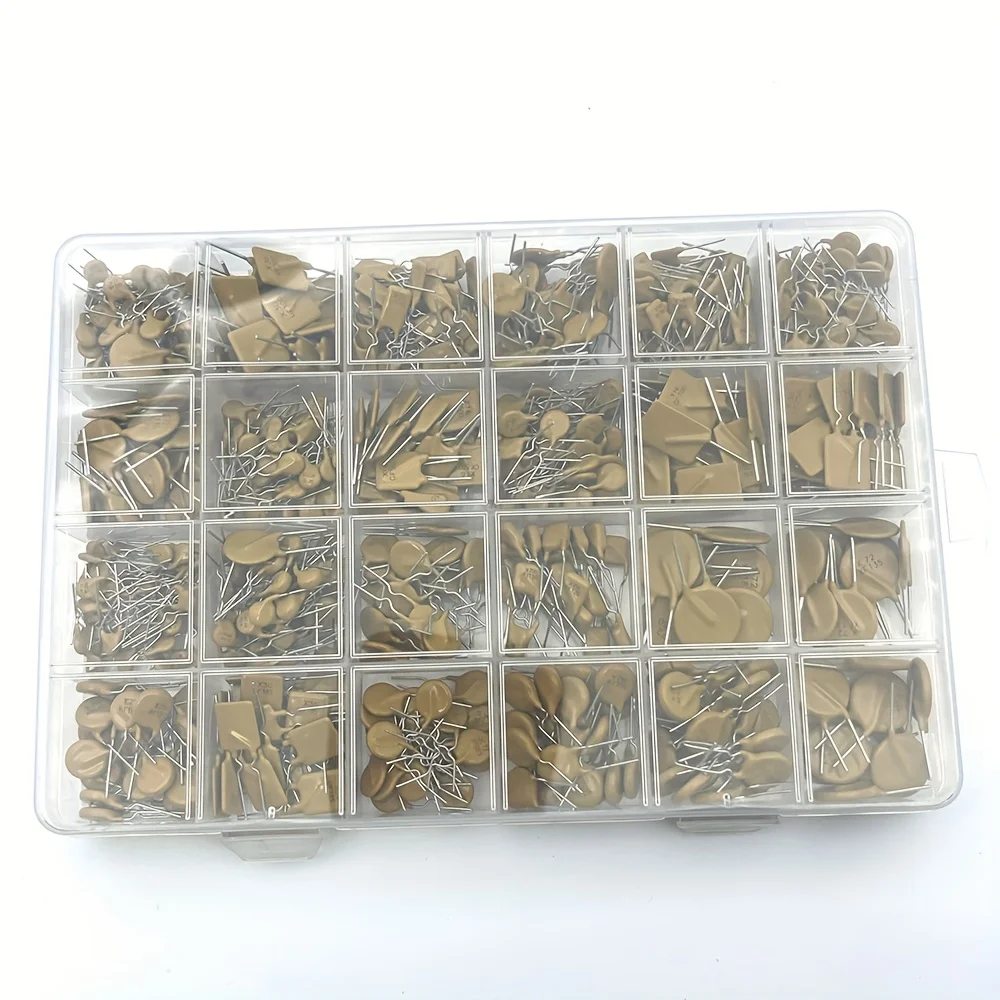 610 Uds 24 valores fusible de autorecuperación surtido PPTC KIT 0.05A 0.1A 0.2A 0.25A 0.3A 0.4A 0.5A 0.75A 0.9A 1.1A 1.35A 2A 2.5A 3.75A