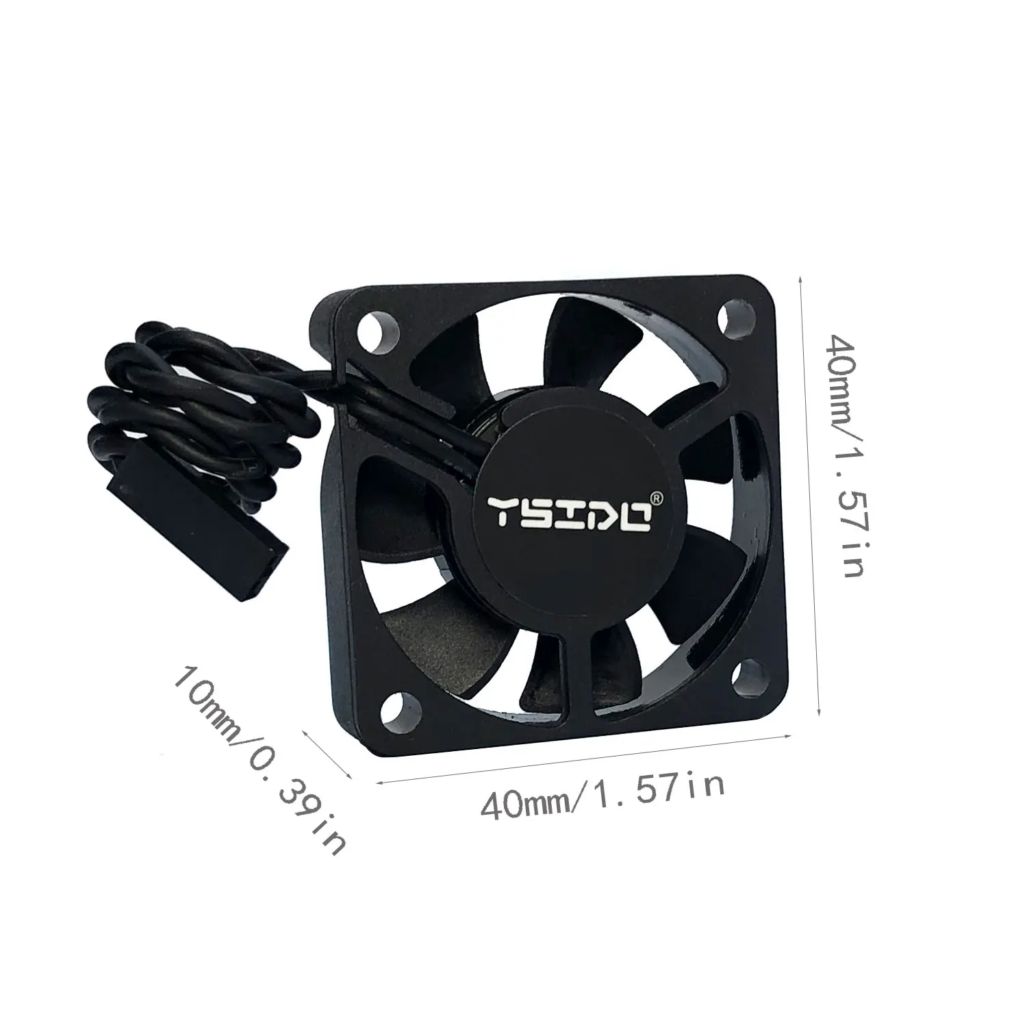 2 uds YSIDO 3010 3510 4010 4510 5010 RC Motor de coche ESC ventilador de refrigeración para coche RC 1/8 1/10 1/12 escala RC coche 540 550 Motor sin escobillas