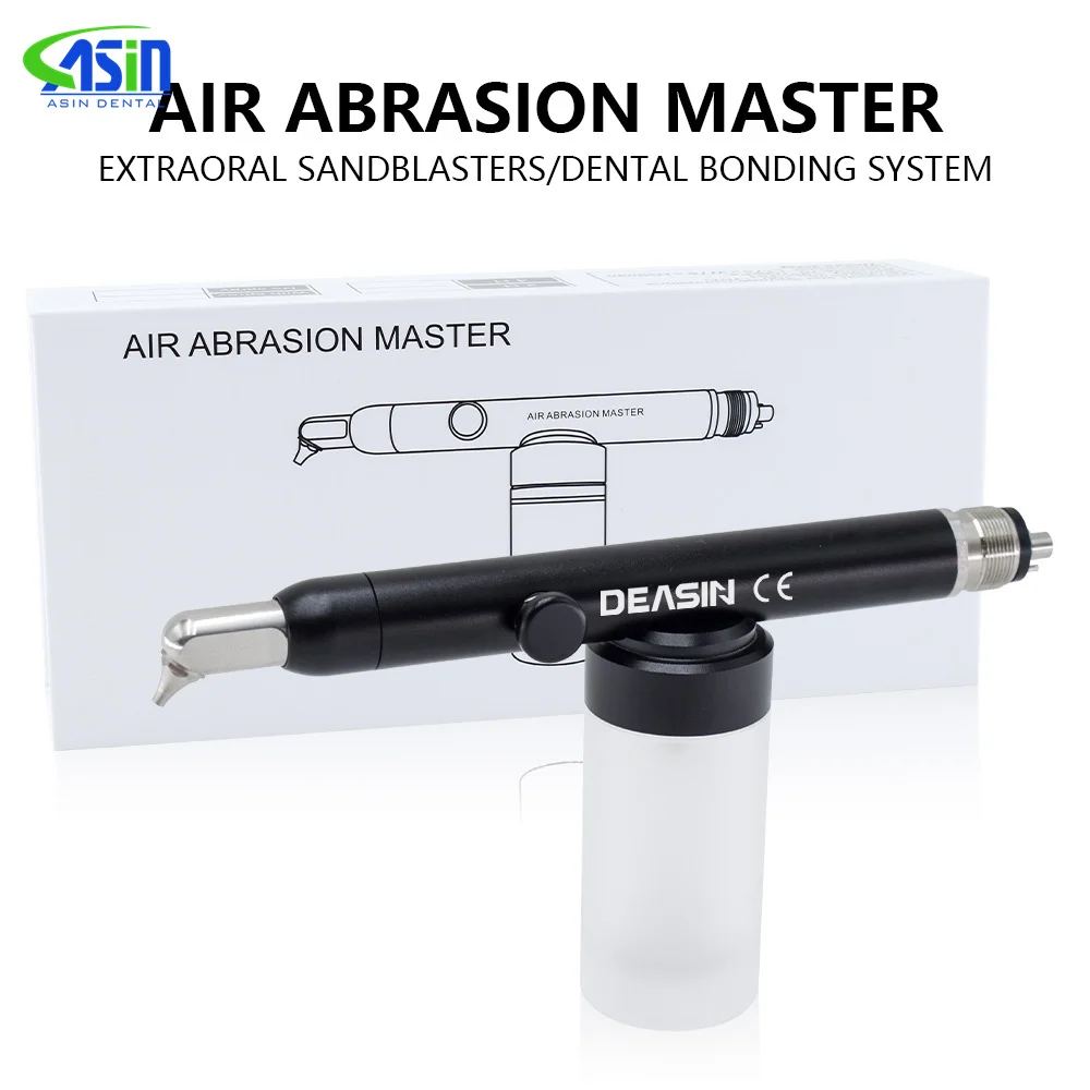 Microblaster Dental de óxido de aluminio/pulidor de abrasión de aire de alúmina, chorro de arena, pluma para blanquear los dientes, 2/4 orificios