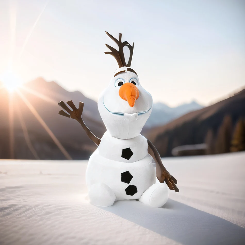 50cm Anime Frozen la princesa de peluche Anna Kawaii muñeca Reina de la nieve princesa Anna Elsa juguetes de peluche suaves regalos para niñas cumpleaños