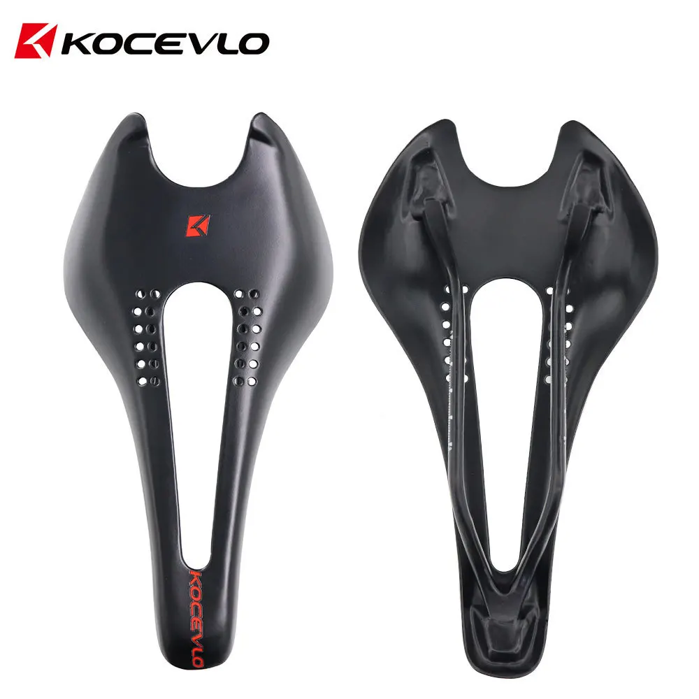 Cojín de asiento ultraligero y transpirable para bicicleta, súper ligero, bicicleta de carretera MTB, sillines de carbono, piezas de sillín de ciclismo, 85g