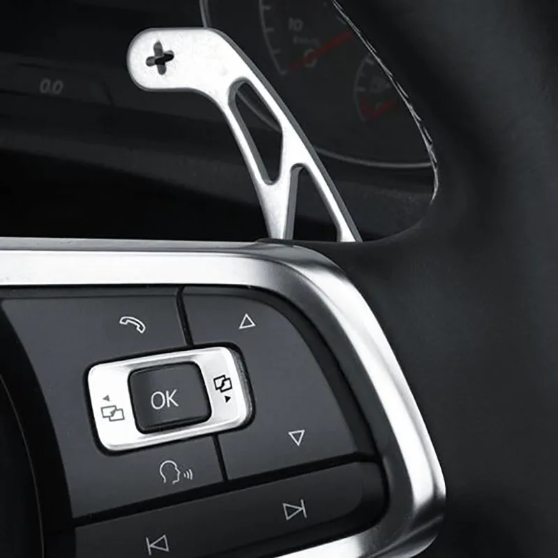 Paleta de cambio de volante de coche DSG, extensión de paleta de cambio de marchas para VW GOLF MK7 GTI R GTD GTE 7, 2014- 2016, 2017, 2018, 2019, 1 par