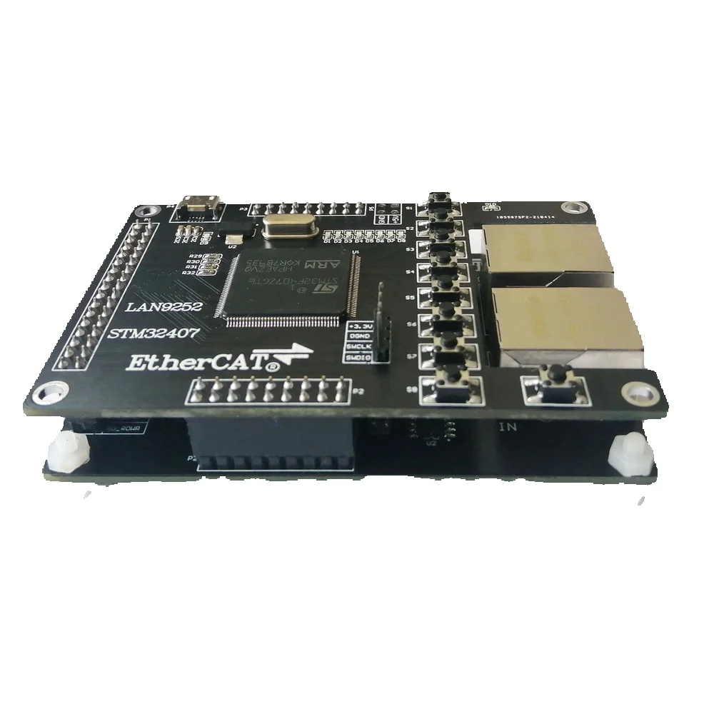 LAN9252 Esclavo LAN9252 Placa de desarrollo STM32407 STM32F407 EtherCAT Esclavo 16IO CIA402