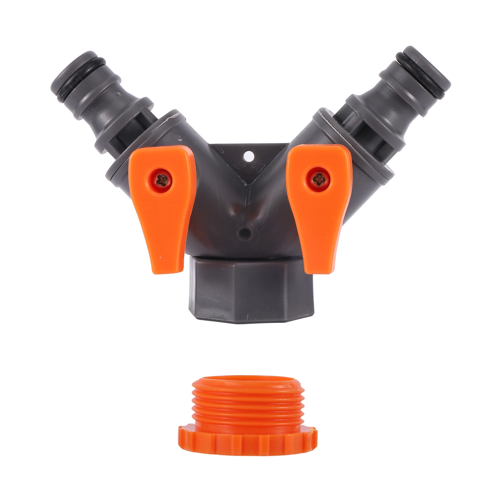Válvula de encendido/apagado para manguera de jardín, conector rápido, adaptador de grifo macho y hembra, Kit de junta Y para aspersor de manguera de jardín, 1/2 ", 3/4", 1 ud.