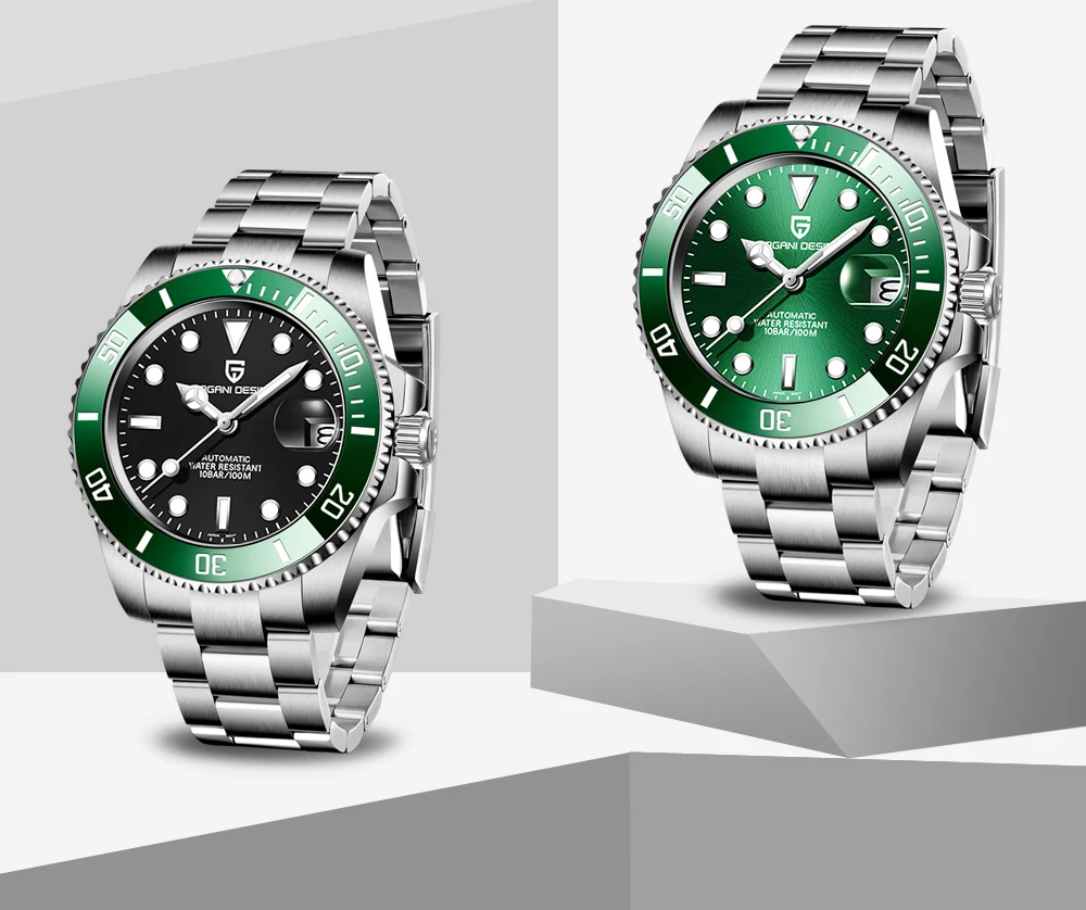 Reloj Mecánico Automático para Hombre PAGANI Design 2026, Miyota 8215, Cristal de Zafiro, 40 mm, Acero Inoxidable, Resistente al Agua