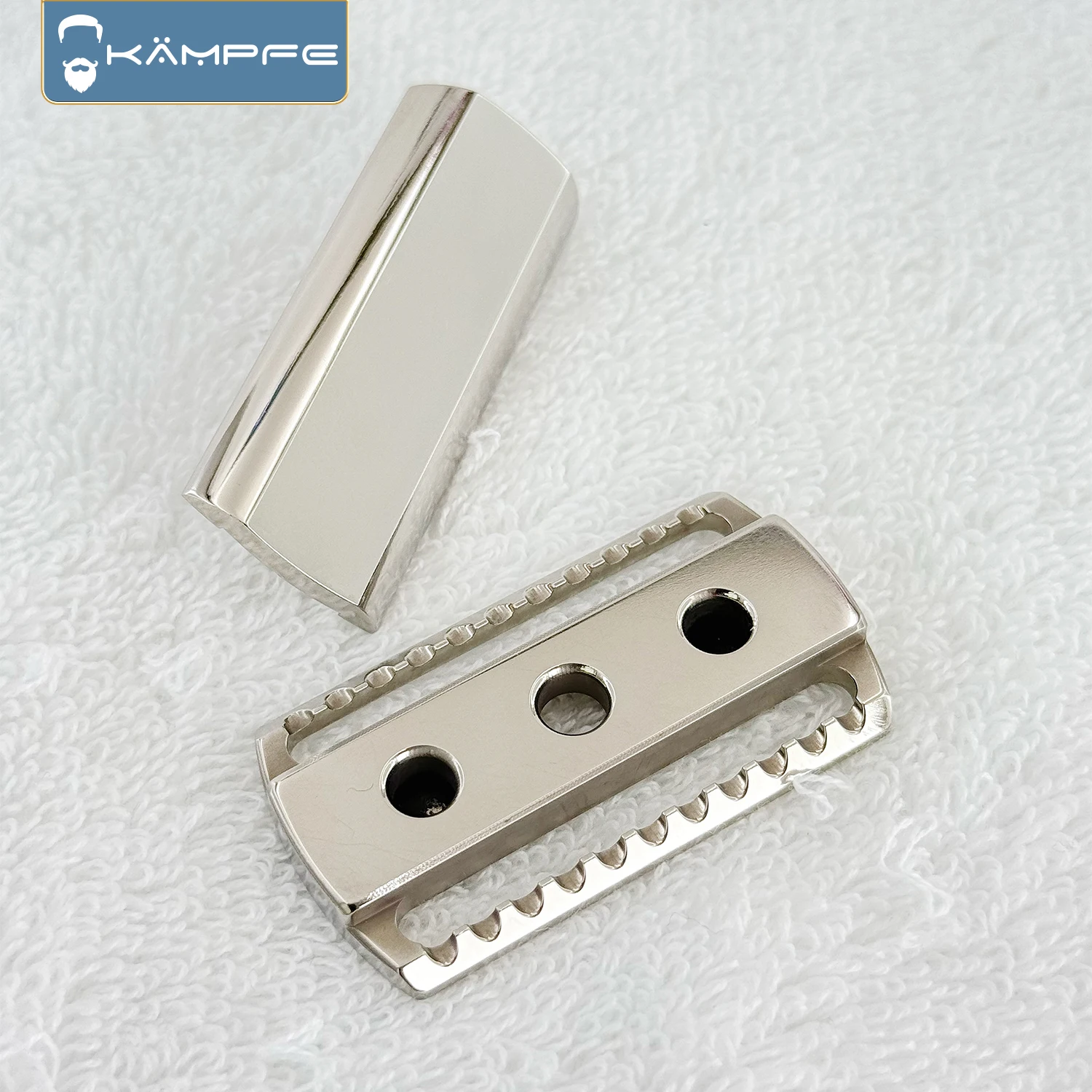 KAMPFE Cabezal de afeitadora de seguridad para hombre TC4 Titanio CNC Fresado de precisión Regalo para novio