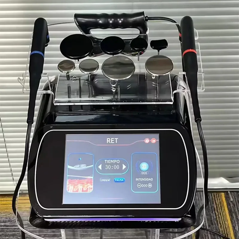 Máquina de Terapia Tecar RF 3 en 1 de 448KHZ, RET CET, Diatermia, Adelgazamiento Corporal, Alivio del Dolor, Reafirmación de la Piel, INDIBA Deep Care 2025