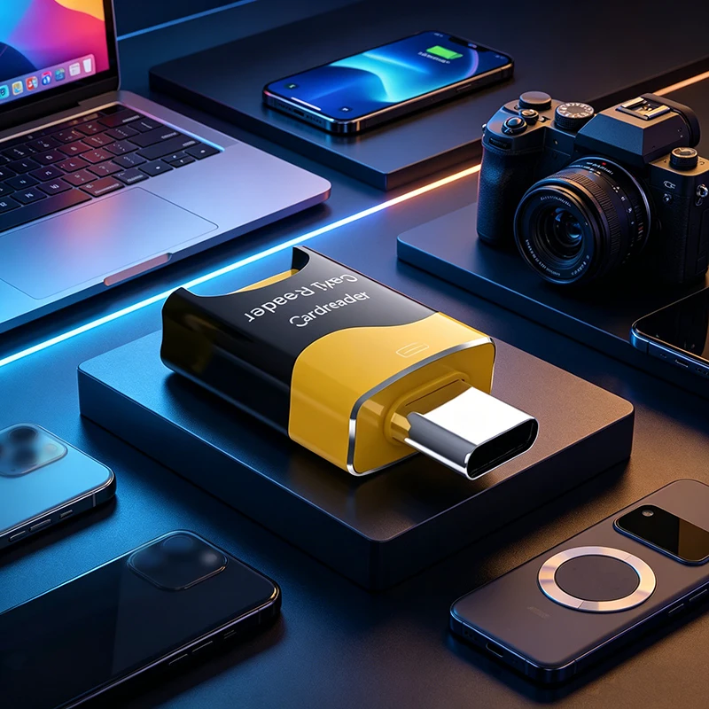 Adaptador OTG tipo C a Micro-SD TF, lector de tarjetas de alta velocidad, lector de tarjetas de memoria inteligente para Huawei, Samsung, portátil