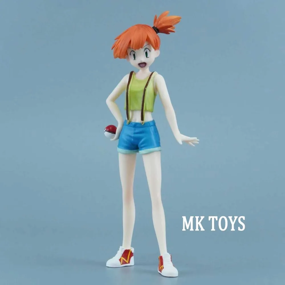 Figuras de Anime Pokémon, Ash Ketchum, Misty, Brock, Figuras de Acción de PVC, Estatua, Adorno de Escritorio, Colección de Modelos, Juguetes, Regalos, 13-15 cm