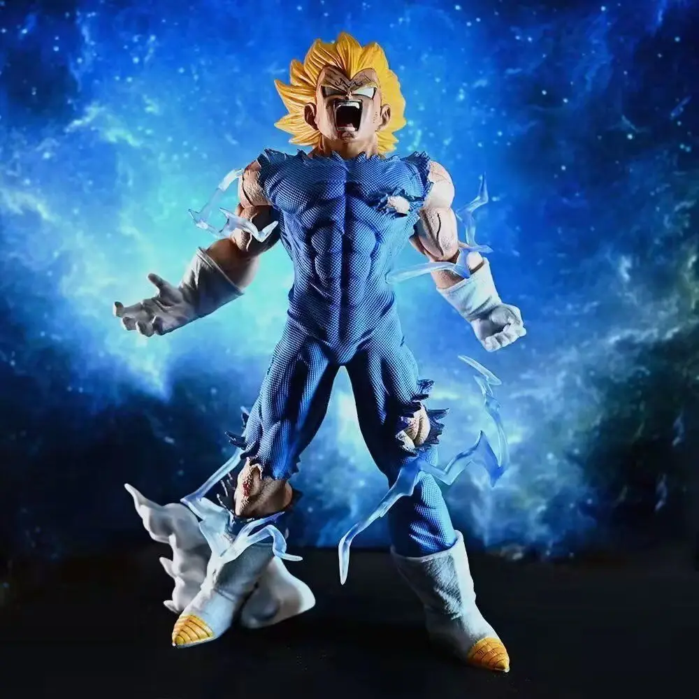27cm Dragon Ball autordestructante Vegeta Demonizado Vegeta figura de acción modelo estatua de Pvc muñeca estatua modelo colección juguetes regalo