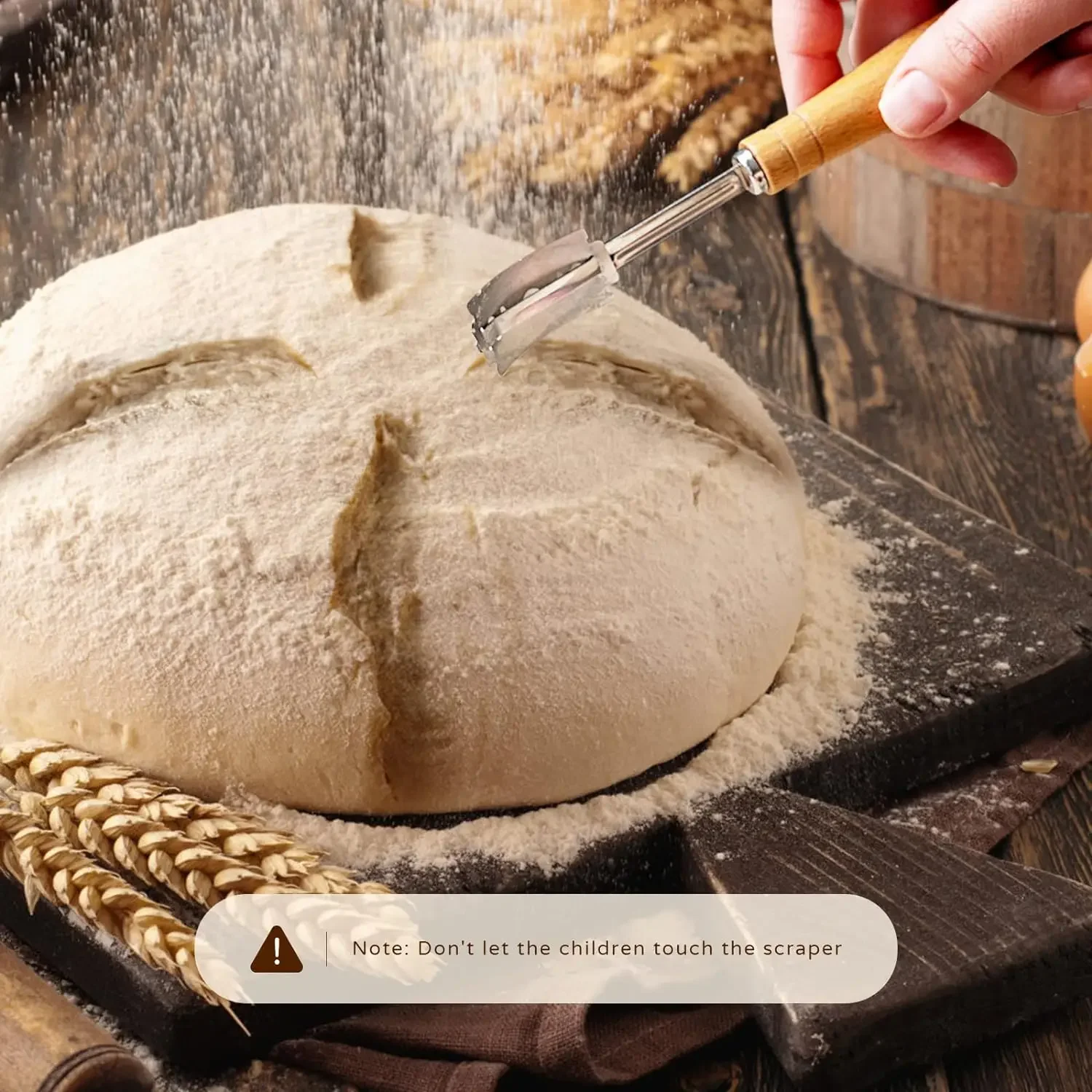 Cesta de prueba de pan Banneton, mimbre Natural, ovalada, redonda, cestas de masa fermentada, cana para hornear, fermentación, 5/8 Uds.